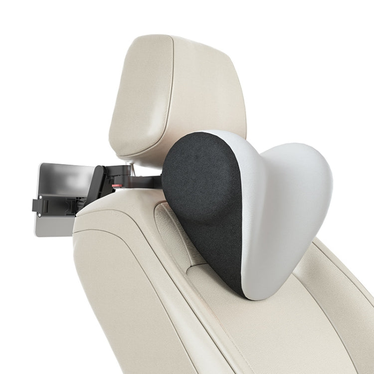 A09 Car Seat Headrest Memory Foam Comfortable Neck Pillow, Style: With Stand  (White) - In Car by buy2fix | Online Shopping UK | buy2fix