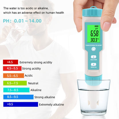 C-600A 7 In 1 Temperature/Salinity/PH/TDS/EC/ORP/SG Monitoring Pen(without Battery and Powder) - Consumer Electronics by buy2fix | Online Shopping UK | buy2fix