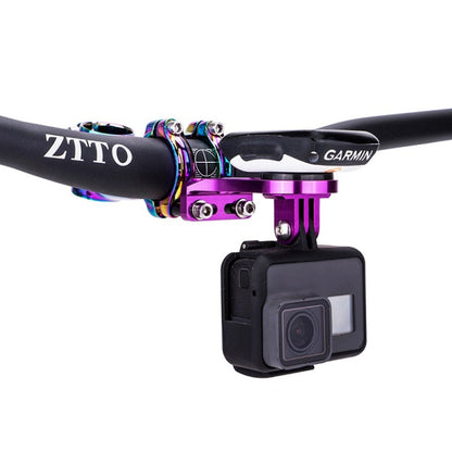 ZTTO Mountain Bike Stopwatch Mount Bicycle Extension Stand, Color: Black - Holders by ZTTO | Online Shopping UK | buy2fix