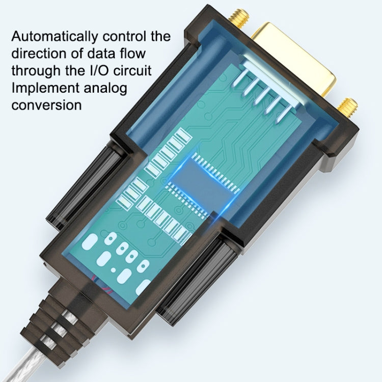 DTECH DT-5002A 1.8m USB To RS232 Serial Line DB9 Needle COM Port - RS485 / RS232 Series by DTECH | Online Shopping UK | buy2fix