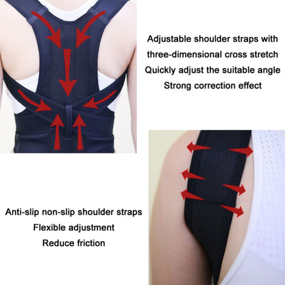 Breathable Anti-hunchback Posture Correction Belt, Specification: XL(Black) - Corrector by buy2fix | Online Shopping UK | buy2fix