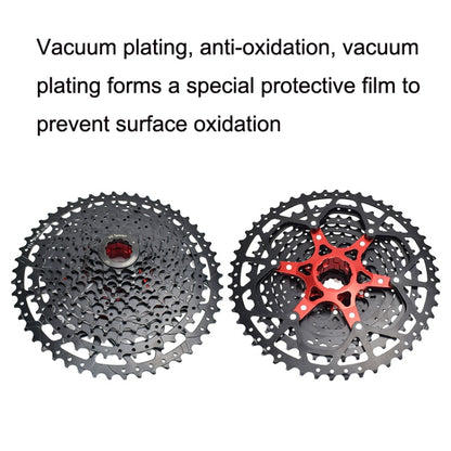 VG Sports Split Mountain Bike Lightweight Cassette Flywheel, Style: 11 Speed 52T (Black) - Outdoor & Sports by VG Sports | Online Shopping UK | buy2fix