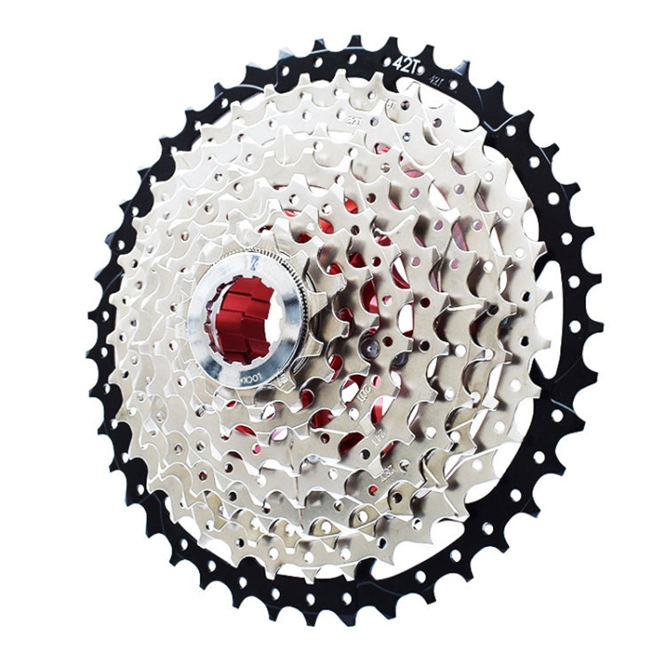 VG Sports Split Mountain Bike Lightweight Cassette Flywheel, Style: 10 Speed 50T (Silver) - Outdoor & Sports by VG Sports | Online Shopping UK | buy2fix