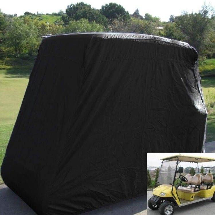 210D Oxford Cloth Golf Cart Cover Scooter Kart Dust Cover, Specification: 242 x 122 x 168 cm(Black) - Home & Garden by buy2fix | Online Shopping UK | buy2fix