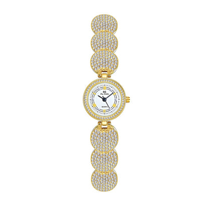 BS Bee Sister  FA1606 Diamond Inlaid Ladies Watch Jewelry Chain Watch(Gold) - Alloy Watches by BS Bee Sister | Online Shopping UK | buy2fix