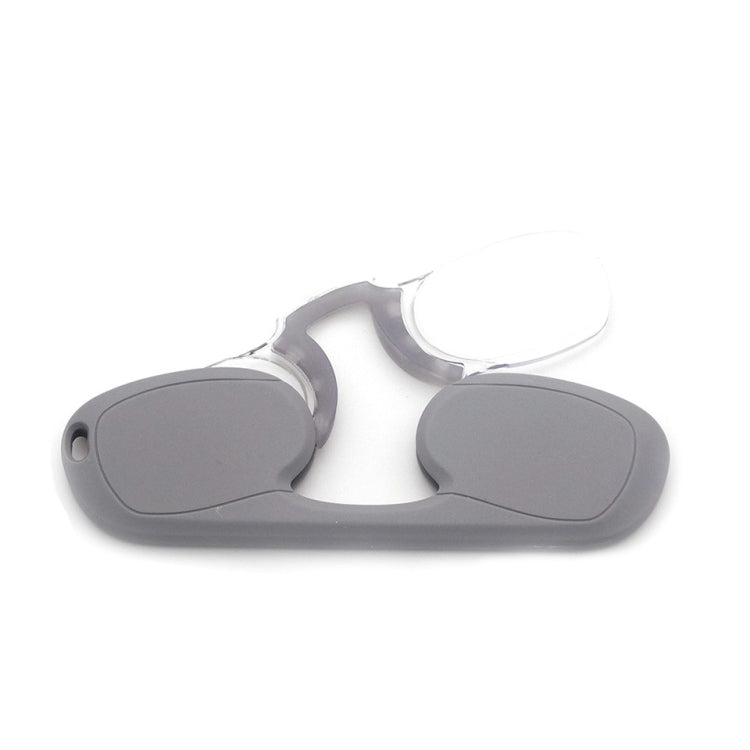 Clip-nose Reading Glasses Portable Reading Mirror No Mirror Leg Glasses, Degree: +250(Grey) - Outdoor & Sports by buy2fix | Online Shopping UK | buy2fix