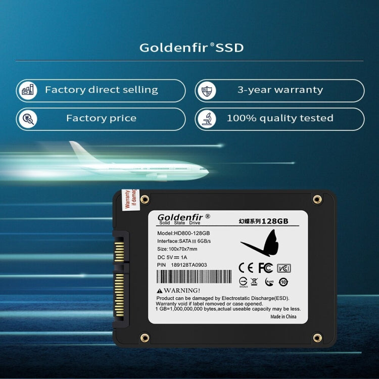 Goldenfir T650 Computer Solid State Drive, Flash Architecture: TLC, Capacity: 256GB - External Solid State Drives by Goldenfir | Online Shopping UK | buy2fix