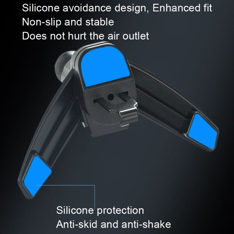 SUMITAP STH-S44Y Car Mobile Phone Double Head Magnetic Stand(Blue) - In Car by SUMITAP | Online Shopping UK | buy2fix