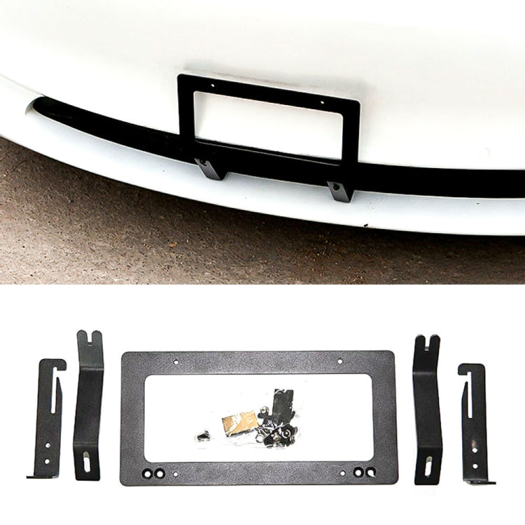 Punch-free Front License Plate Holder American License Plate Bracket(For Tesla Model Y) - In Car by buy2fix | Online Shopping UK | buy2fix