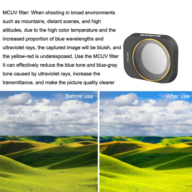 Sunnylife MM3-FI411 For Mini 3 Pro Filter, Color: MCUV - DJI & GoPro Accessories by Sunnylife | Online Shopping UK | buy2fix