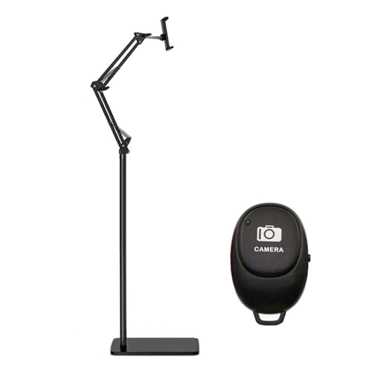 155cm Live Broadcast Bedside Cantilever Floor Bracket Bluetooth Remote Control Model (Black) - Lazy Bracket by buy2fix | Online Shopping UK | buy2fix