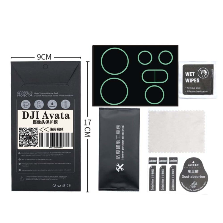 Sensor+Lens+Glasses Protective Film Anti-scratch Film for DJI Avata Advanced Version - DJI & GoPro Accessories by buy2fix | Online Shopping UK | buy2fix