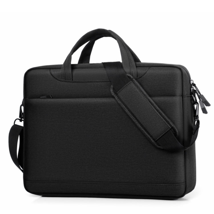 Airbag Thickened Laptop Portable Messenger Bag, Size: 14.1 inches(Black) - 14.1 inch by buy2fix | Online Shopping UK | buy2fix