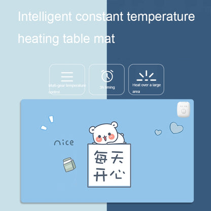 Intelligent Timing Heating Waterproof Warm Mouse Pad CN Plug, Size: 80x33cm(Cute Mouse) - Mouse Pads by buy2fix | Online Shopping UK | buy2fix