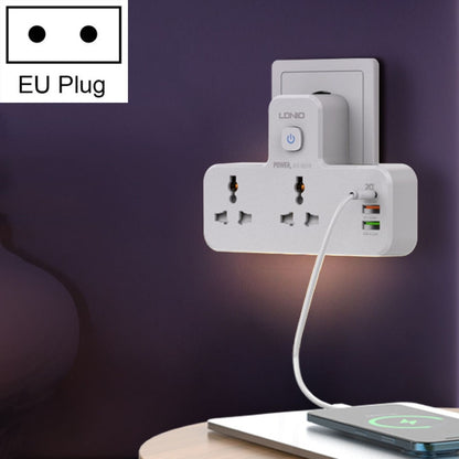 LDNIO SC2311 20W PD+QC 3.0 Multifunctional Home Fast Charging Socket with Night Light, Spec: EU Plug - Extension Socket by LDNIO | Online Shopping UK | buy2fix