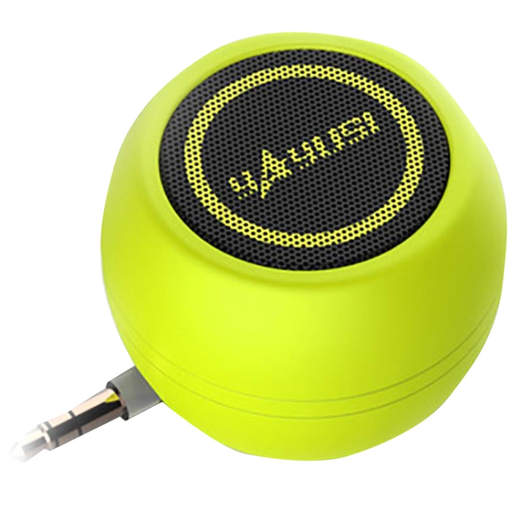 Yayusi A5 Mobile Phone Computer Plug In Audio Mini External Speaker, Color: Fresh Green - Mini Speaker by Yayusi | Online Shopping UK | buy2fix