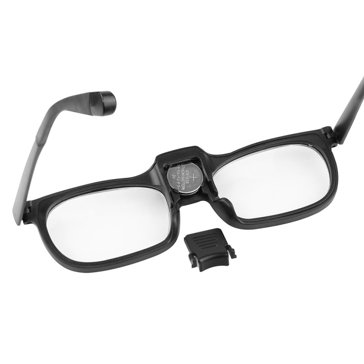 Glasses-Type Painting and Reading Magnifying Glass with 2LED Lights, Specification: 19156-3A - Consumer Electronics by buy2fix | Online Shopping UK | buy2fix