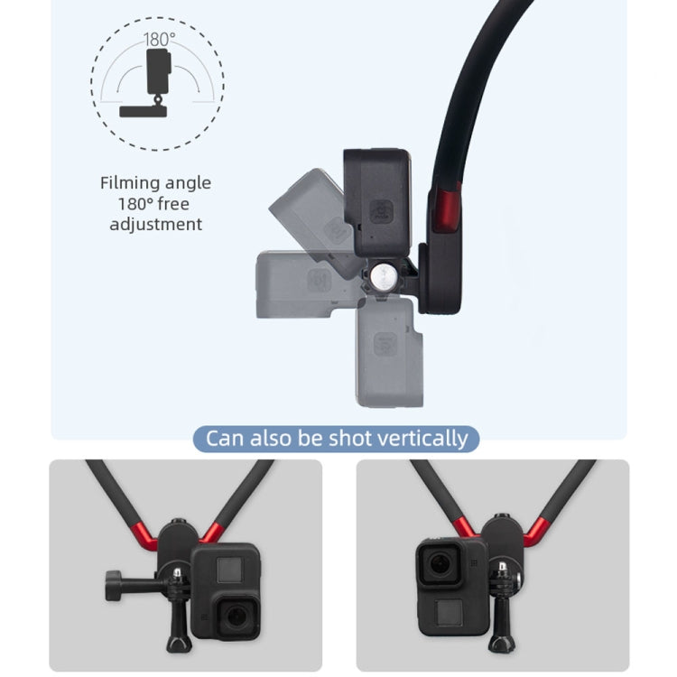 JUNNX Bracket Neck Mount For Most Action Cameras & Smart Phones,Spec: G02-1 - DJI & GoPro Accessories by buy2fix | Online Shopping UK | buy2fix