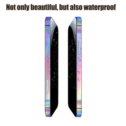 For iPhone 12 2 Sets Dazzle Colour Luminous Side Frame Film - iPhone 12 / 12 Pro Tempered Glass by buy2fix | Online Shopping UK | buy2fix