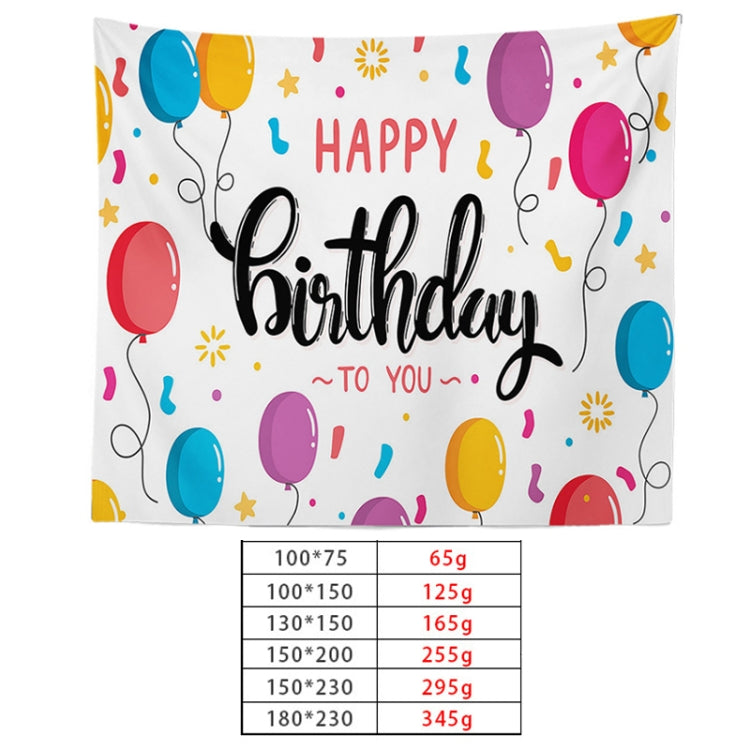 Happy Birthday Photo Backdrop Party Decoration Tapestry, Size: 150x100cm(GT56-1) - Camera Accessories by buy2fix | Online Shopping UK | buy2fix