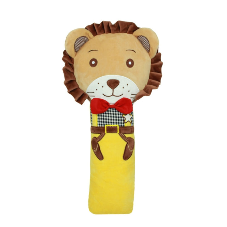 50cm Children Car Belt Cartoon Shoulder Protector Pillow(Lion) - In Car by buy2fix | Online Shopping UK | buy2fix