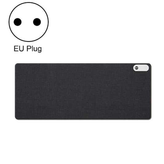 150W  80x33cm Heated Mouse Pad Digital Display Adjustable Hand Warmer Desk Pad 220V EU Plug Black - Mouse Pads by buy2fix | Online Shopping UK | buy2fix