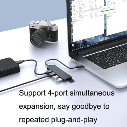 HS080-R USB3.0 60cm 4 Ports Collection High Speed HUB Extensors - USB 3.0 HUB by buy2fix | Online Shopping UK | buy2fix