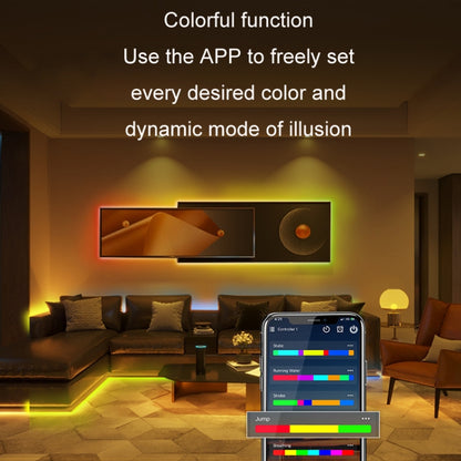 WIFI Wireless Symphony Light Bar Music Smart APP 2.4G Controller, Specification: Double Head - RGB Controller by buy2fix | Online Shopping UK | buy2fix