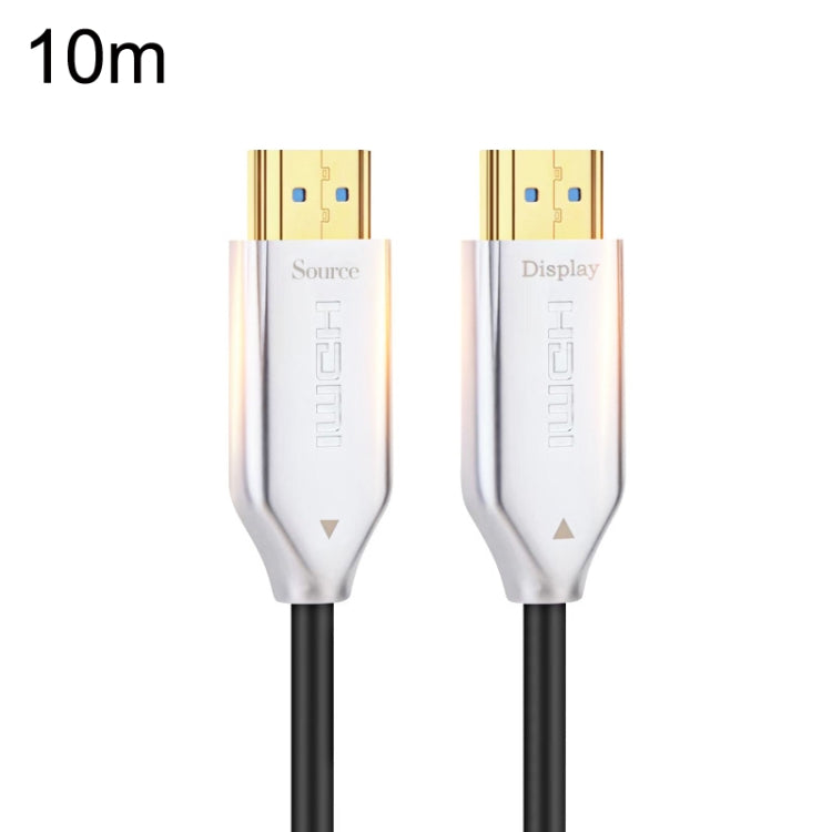 2.0 Version HDMI Fiber Optical Line 4K Ultra High Clear Line Monitor Connecting Cable, Length: 10m(White) - Cable by buy2fix | Online Shopping UK | buy2fix