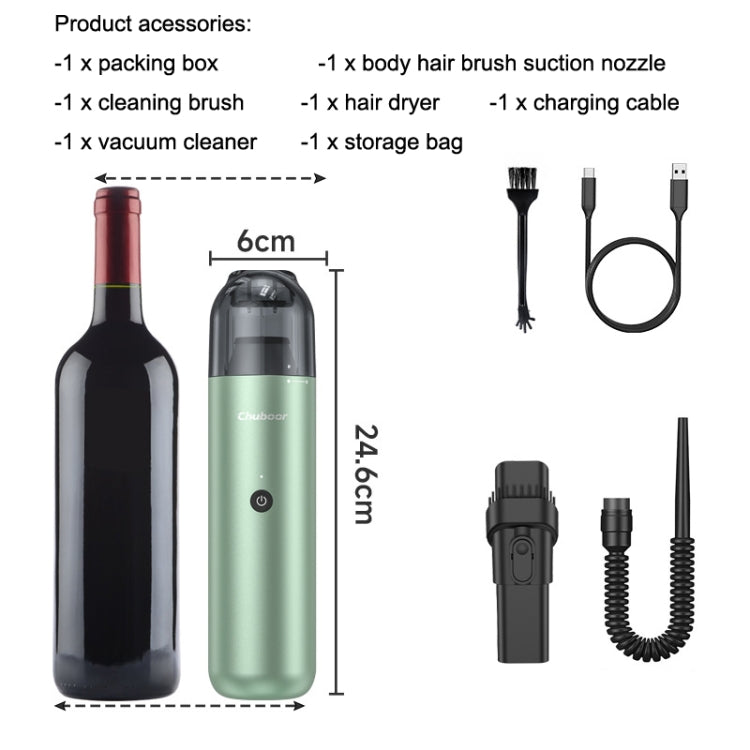 Pinjia P07 Wireless Mini Fashion Vehicle Vacuum Cleaner(Elegant Black) - In Car by buy2fix | Online Shopping UK | buy2fix
