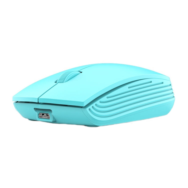 811 3 Keys Laptop Mini Wireless Mouse Portable Optical Mouse, Spec: Battery Version (Blue) - Wireless Mice by buy2fix | Online Shopping UK | buy2fix