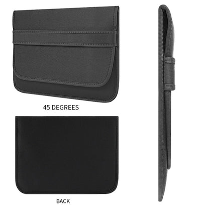 15 Inch Neoprene Laptop Lining Bag Horizontal Section Flap Clutch Bag(Black) -  by buy2fix | Online Shopping UK | buy2fix