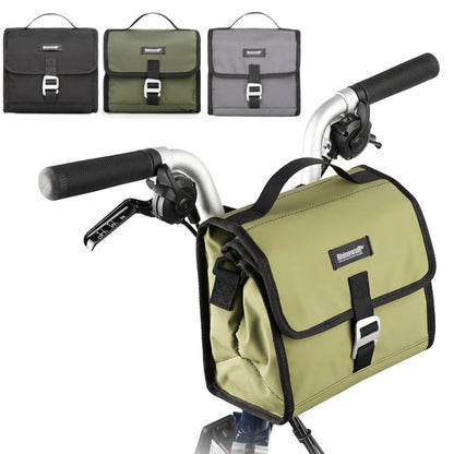 Rhinowalk RK9106 Foldable Outdoor Cycling Handlebar Bag Multifunctional Bike Bag(Green) - Bicycle Bags by Rhinowalk | Online Shopping UK | buy2fix