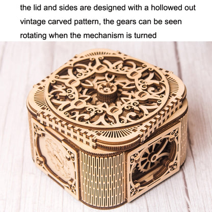 Wooden Puzzle Toy 3D Puzzle Assembly Box DIY Gift Desktop Ornaments, Style: Jewelry Box - Puzzle Toys by buy2fix | Online Shopping UK | buy2fix