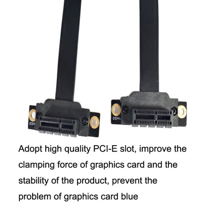 PCI-E 3.0 1X 90 Degrees Graphics Card / Wireless Network Card Extension Cable, Cable Length: 30cm -  by buy2fix | Online Shopping UK | buy2fix