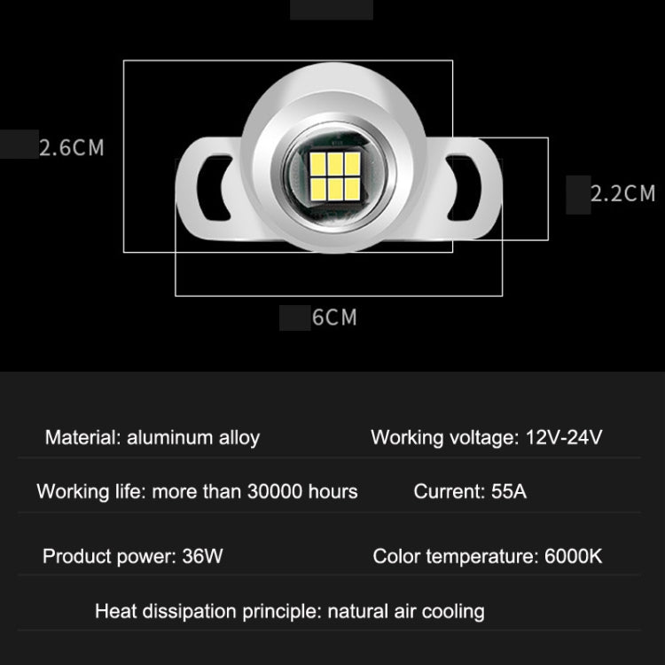 Car LED Ultra -Bright Electric Eye Reversing Light External Bulb Modified Universal Auxiliary Light, Style: Long Bright After 3 Flashes Black Shell - In Car by buy2fix | Online Shopping UK | buy2fix