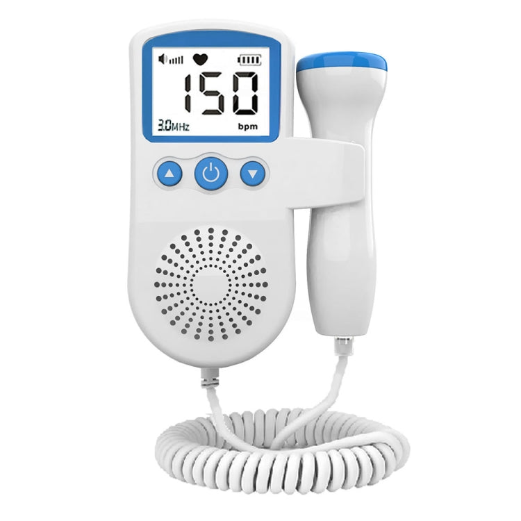 B3 Home Doppler Ultrasound Handheld Fetal Heart Pregnant Women Fetal Heart Monitor(Blue) - Heart Rate Monitoring by buy2fix | Online Shopping UK | buy2fix