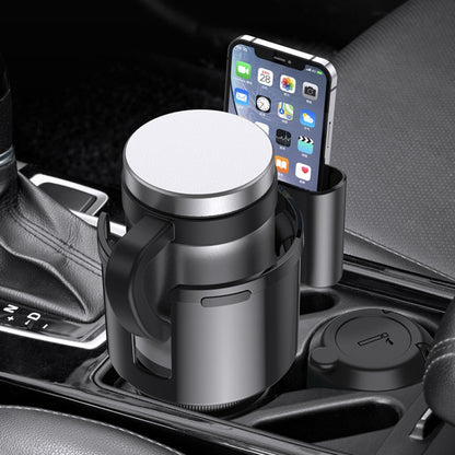 2 in 1 Car Center Console Water Cup Holder Multi-purpose Storage Box(Black) - In Car by buy2fix | Online Shopping UK | buy2fix