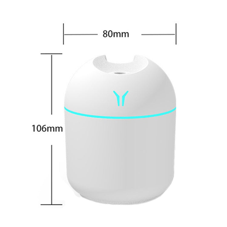 USB Mini Desktop Colorful Night Light Car Humidifier, Spec: 220ml (Y2-Blue) - Air Purifiers & Accessories by buy2fix | Online Shopping UK | buy2fix