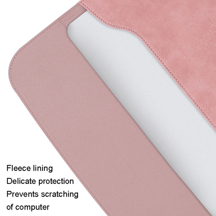 A20 Laptop Bag Magnetic Suction Slim Tablet Case Inner Bag, Size: 13.3/14 inch(Pink) -  by buy2fix | Online Shopping UK | buy2fix