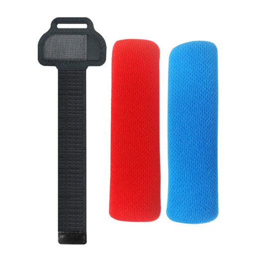 For Switch HS-SW342 Fitness Ring Leg Strap+Armrest Red+Blue Big Adventure Game Storage Set Somatosensory Sports Accessories - Bags by buy2fix | Online Shopping UK | buy2fix