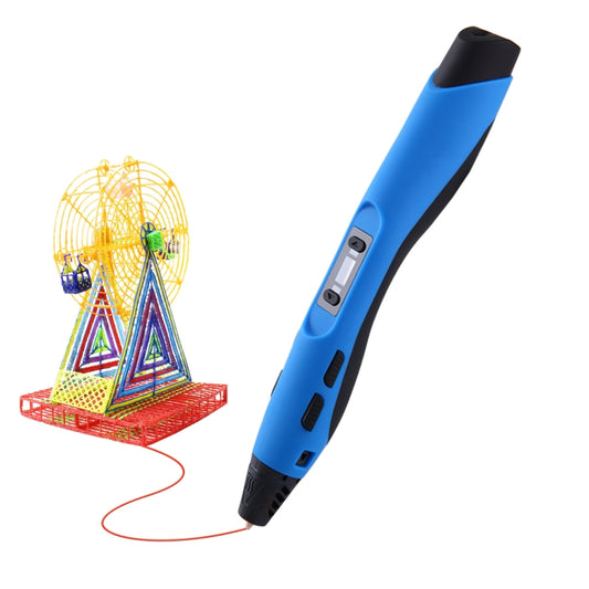 SL-300  3D Printing Pen 8 Speed Control High Temperature Version Support PLA/ABS Filament With UK Plug(Dark Blue) - Consumer Electronics by buy2fix | Online Shopping UK | buy2fix