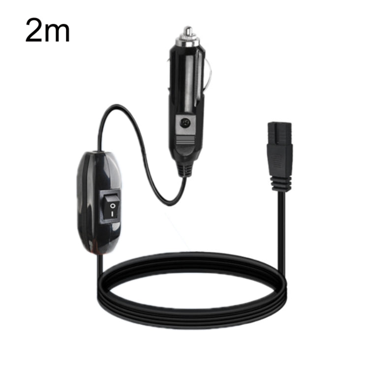 12V/24V Car Refrigerator Cable B Suffix Cigarette Lighter Plug Power Cord, Length: 2m With Switch -  by buy2fix | Online Shopping UK | buy2fix