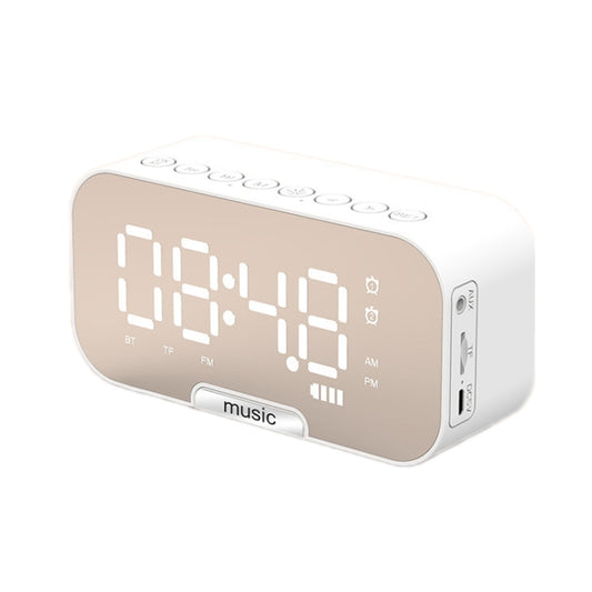 Q5 Outdoor Portable Card Bluetooth Speaker Small Clock Radio, Color: White 1400mAh - Mini Speaker by buy2fix | Online Shopping UK | buy2fix