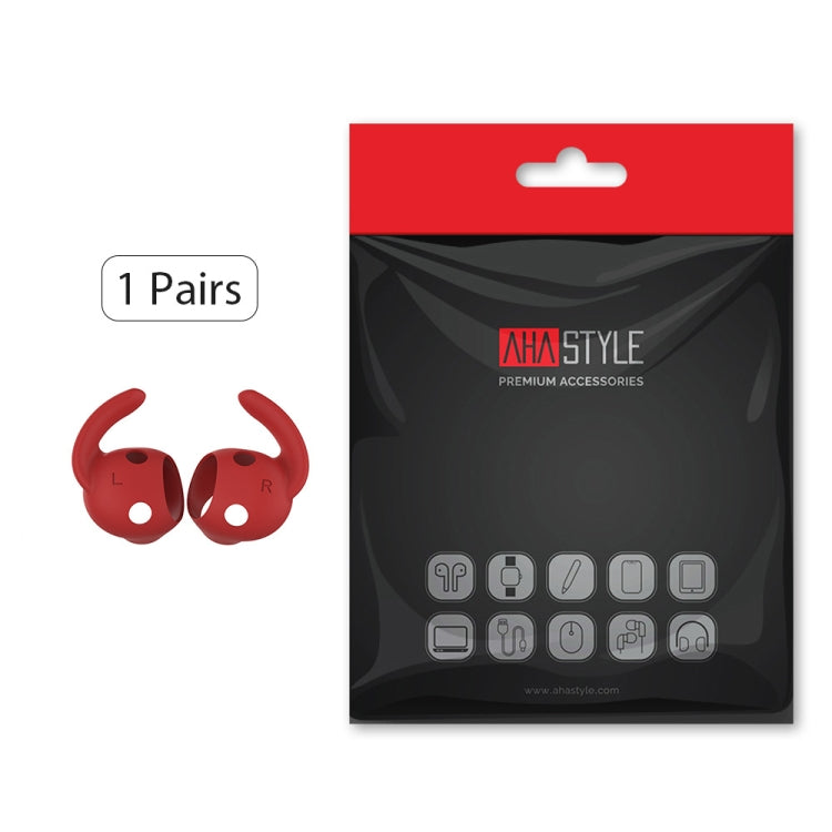 For Beats Studio Buds AhaStyle PT172 Earphone Silicone Ear Caps, Style: Earcap (Red) - Anti-dust & Ear Caps by AhaStyle | Online Shopping UK | buy2fix