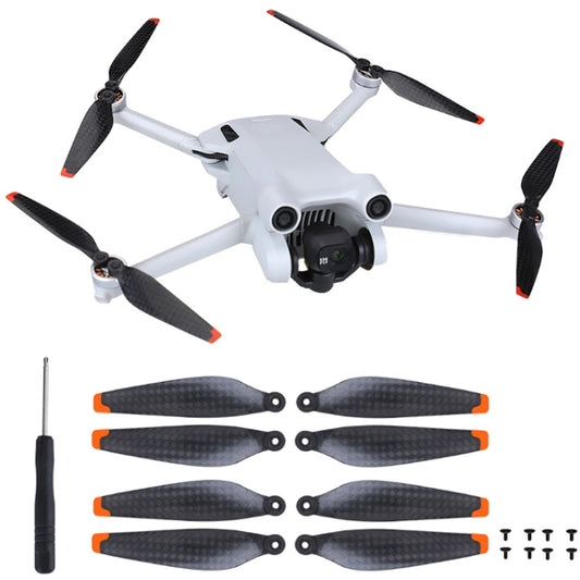 For DJI Mavic Mini 3Pro RCSTQ Drone Carbon Fiber Flight Propellers 2pair - DIY Propeller by RCSTQ | Online Shopping UK | buy2fix
