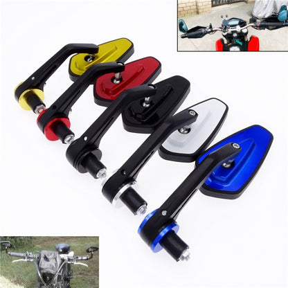 Motorcycle Handle All Aluminum Cherry Rearview Mirror(Gold) - Side Mirrors by buy2fix | Online Shopping UK | buy2fix