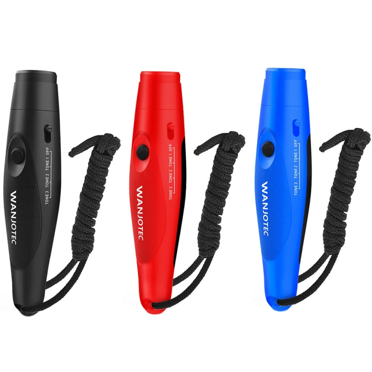 WANJOTEC EW001 Large Volume Outdoor Training Referee Coach Electronic Whistle, Color: Black Red Blue - Sporting goods by WANJOTEC | Online Shopping UK | buy2fix