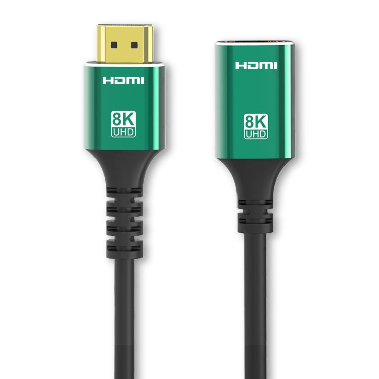 1m HDMI2.1 Male To Female 8K Audio And Video Cable Extension Cable(Green) - Cable by buy2fix | Online Shopping UK | buy2fix