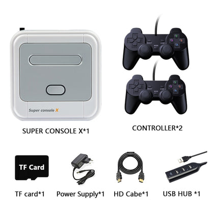 Super Console X 256G 50000+ Games Wired 4K HD 3D Double Game Console Box, UK Plug - Pocket Console by buy2fix | Online Shopping UK | buy2fix